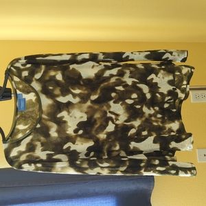 Long Sleeve Camo Tee with Fun Details